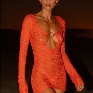 Peppermayo Fiery Knit Swim Cover-Up